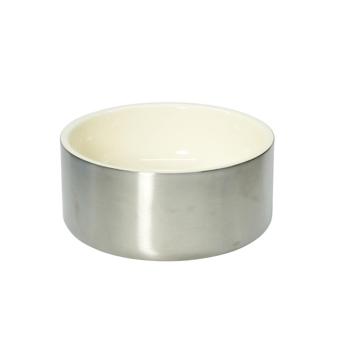 DOUBLE WALL DOG BOWL M STAINLESS