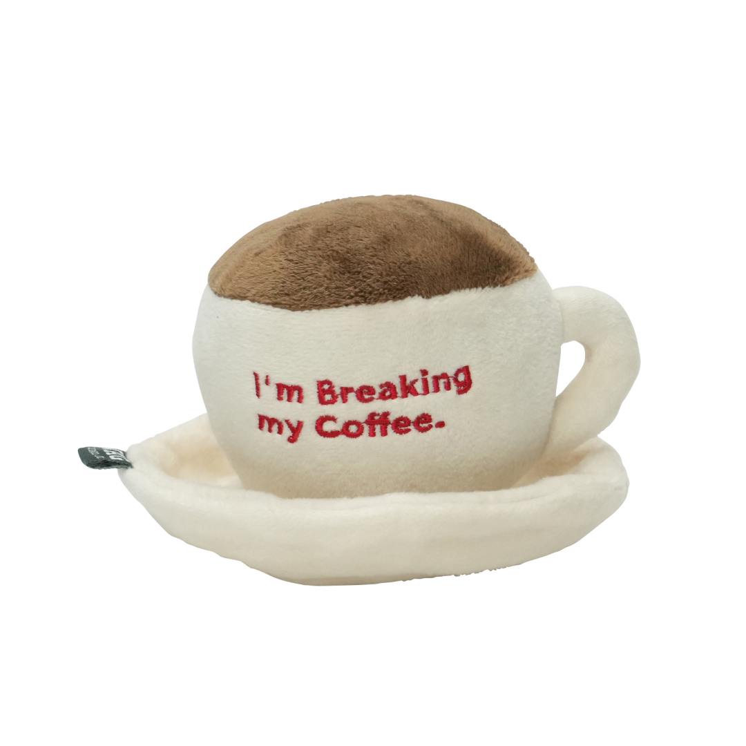 PLUSH TOY CUP AND SAUCER