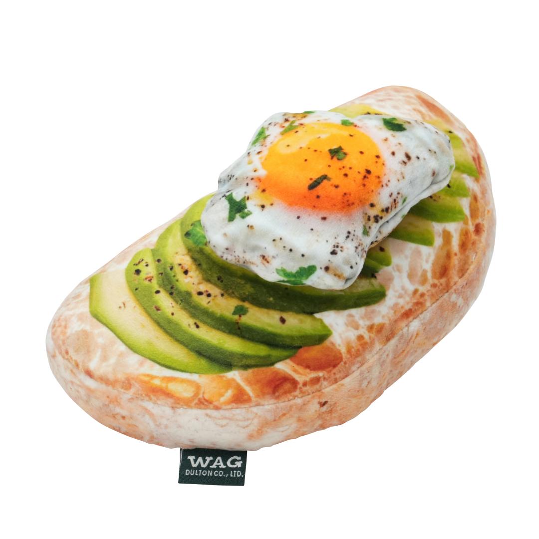 PLUSH TOY AVOCADO EGG TOAST