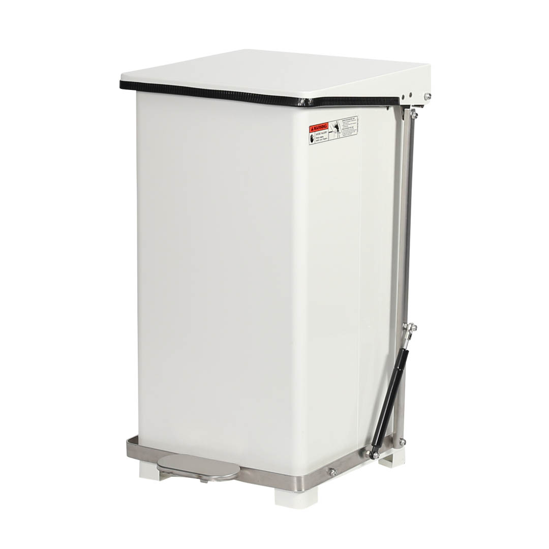 PEDAL BIN 45L WHITE