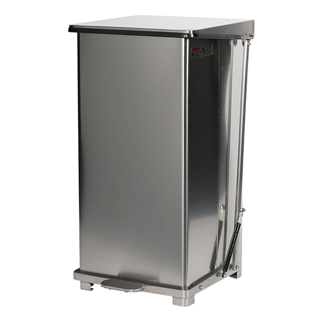 PEDAL BIN 90L STAINLESS