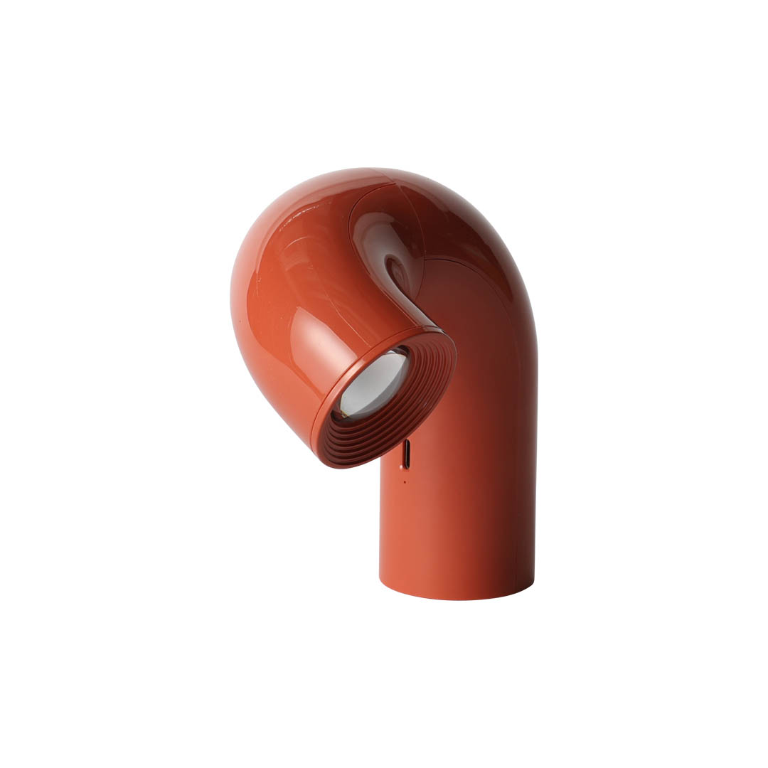 TWIST TUBE LAMP CORAL RED