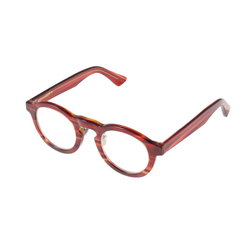 READING GLASSES RED BLONDE