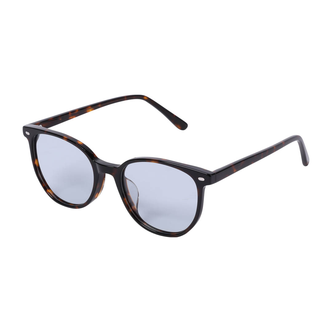 GLASS WITH COLOR LENS TORTOISE/BLUE