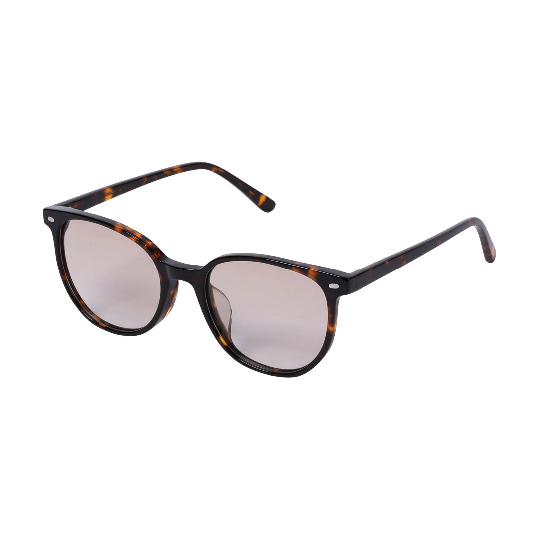 GLASS WITH COLOR LENS TORTOISE/BROWN